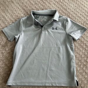 Boys Under Armour heat gear golf shirt
